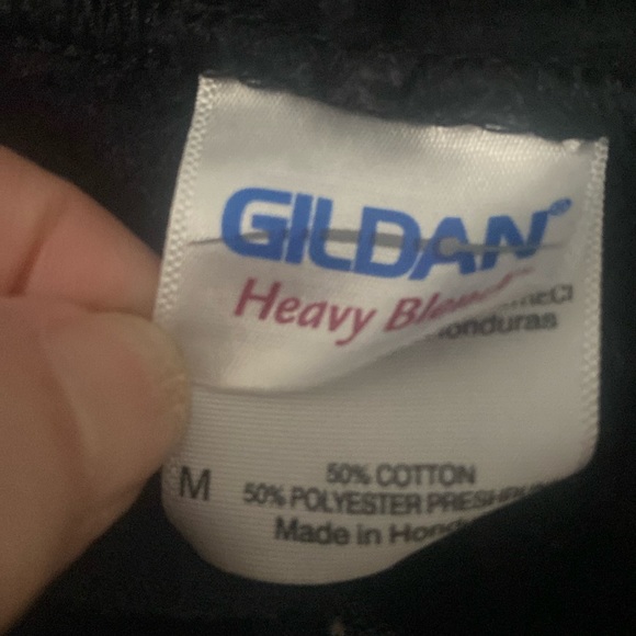 Black zip pocket sweatshirt. Michelle on front Comic book men graphic on back. M - Picture 3 of 8